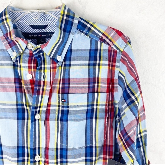 [TH] Boys Plaid Button Down - Picture 2 of 3